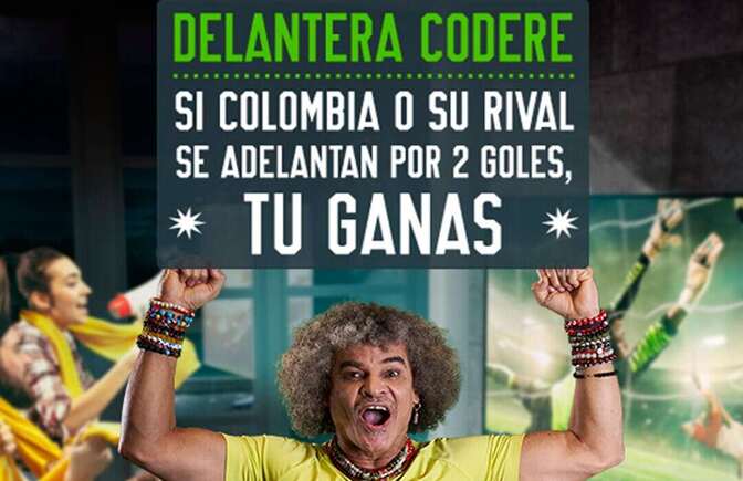 Promoción delantera de Codere Colombia