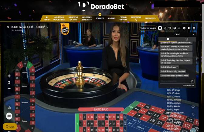 jugar casino en vivo en DoradoBet