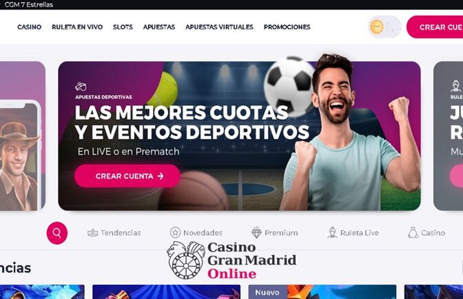 Cómo hacer apuestas de fútbol en Casino Gran Madrid CGM