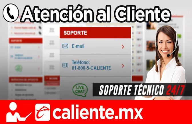 telefono de Caliente.mx